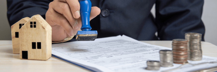 Buying and selling real estate or borrowing money, bank loans, approved investments