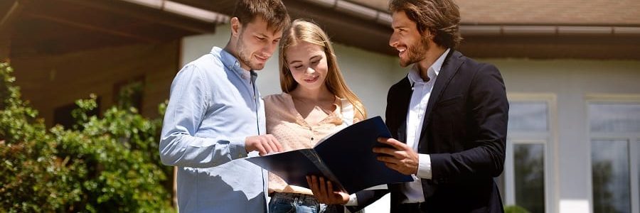 Couple finalising buying property | Financial Information | Tiger Finance